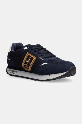 Sneakers boty Aeronautica Militare tmavomodrá barva, SC292CT3331