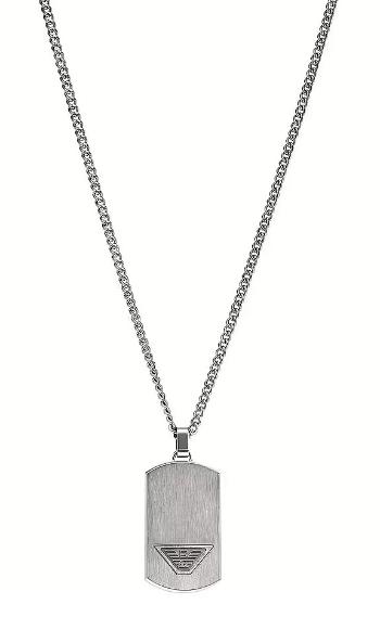 Emporio Armani Ocelový náhrdelník pro muže Eagle Logo EGS3125040