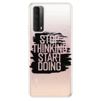 Odolné silikonové pouzdro iSaprio - Start Doing - black - Huawei P Smart 2021