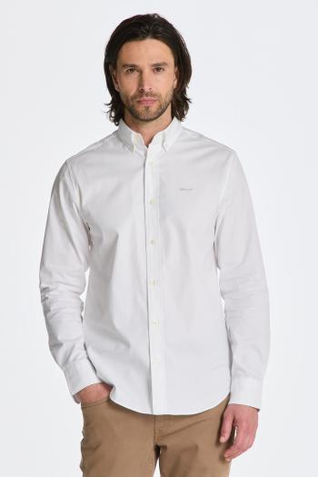 KOŠILE GANT REG PINPOINT OXFORD SHIRT WHITE