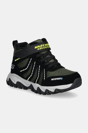 Dětské boty Skechers RUGGED RANGER zelená barva, 406412L