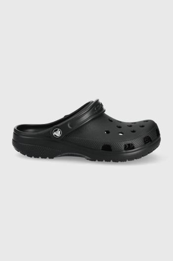 Pantofle Crocs černá barva