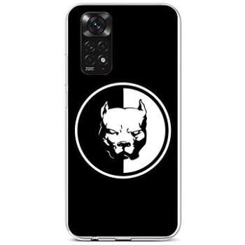 TopQ Kryt Xiaomi Redmi Note 11 silikon Černobílý pitbull 71839 (Sun-71839)