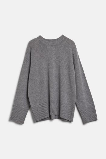 SVETR GANT CASHMERE C-NECK GREY MELANGE