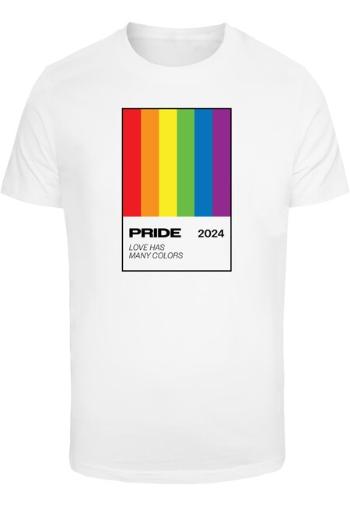 Mr. Tee Many Colors Pride Tee white - XXL