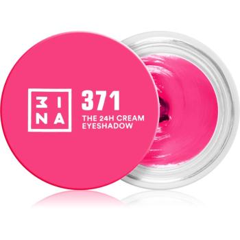 3INA The 24H Cream Eyeshadow krémové oční stíny odstín 371 - Electric Pink 3 ml