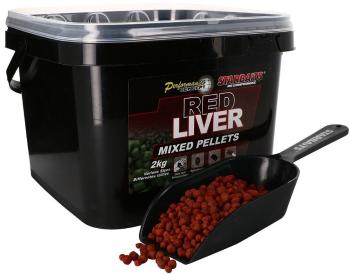 Starbaits Peletky Mixed Pellets 2kg - Red Liver