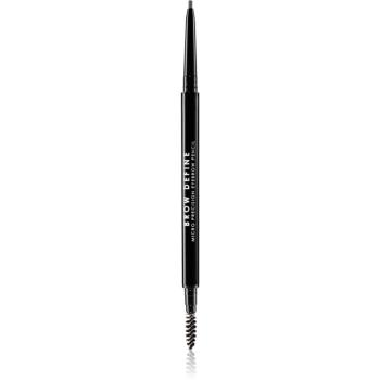 MUA Makeup Academy Brow Define precizní tužka na obočí s kartáčkem odstín Grey 0,3 g