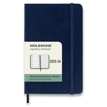 Moleskine 2023-2024 S, tvrdé desky, modrý (DHB2018WN2Y24)