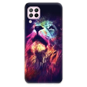 Odolné silikonové pouzdro iSaprio - Lion in Colors - Huawei P40 Lite