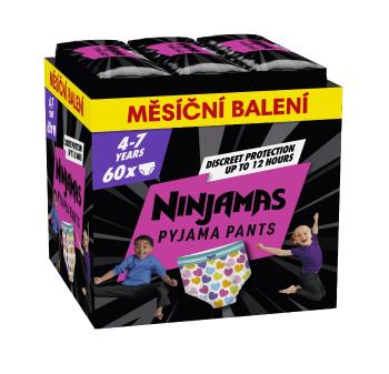 Ninjamas Pyjama Pants srdíčka 4–7 let pyžamové kalhotky 60 ks