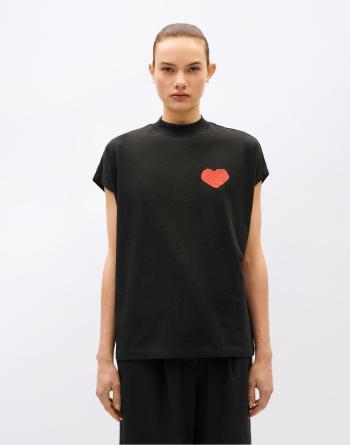 Tričko Thinking MU Heart Volta T-Shirt BLACK