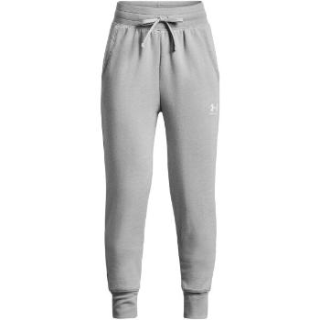 Under Armour RIVAL FLEECE LU Dívčí kalhoty, šedá, velikost