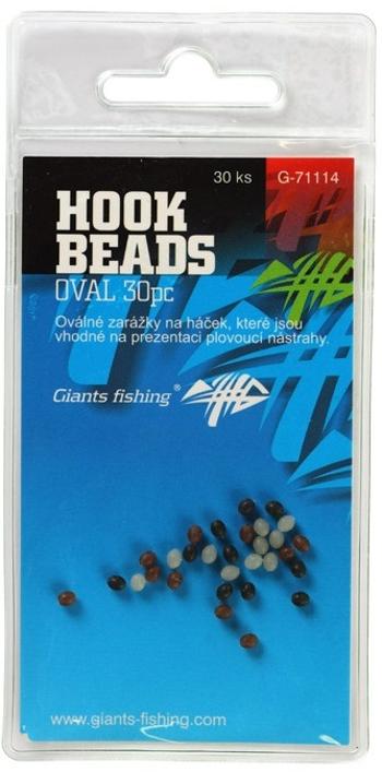 Giants fishing zarážka na háček hook beads oval 30 ks