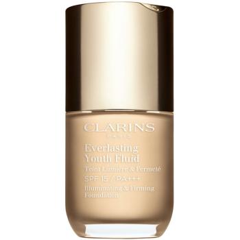 Clarins Everlasting Youth Fluid rozjasňující make-up SPF 15 odstín 100.5 Cream 30 ml