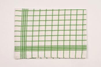 Dobrý Textil Bavlněná kuchyňská utěrka MONA - Zelená