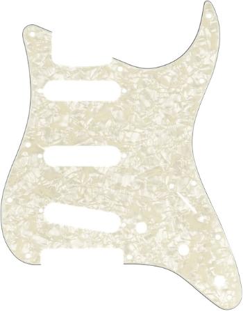 Fender Pickguard Stratocaster, SSS 11-hole, Aged White Pearl 3-ply