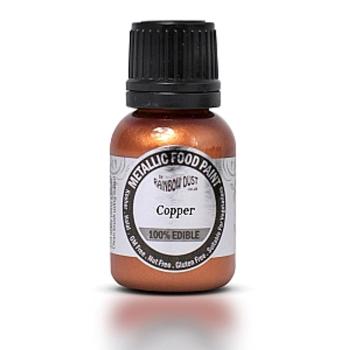 Tekutá metalická barva Copper 25 ml - Rainbow Dust