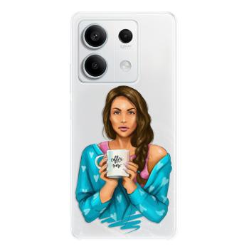 Odolné silikonové pouzdro iSaprio - Coffe Now - Brunette - Xiaomi Redmi Note 13 5G