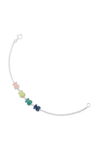 Strieborný náramok Tous New Color