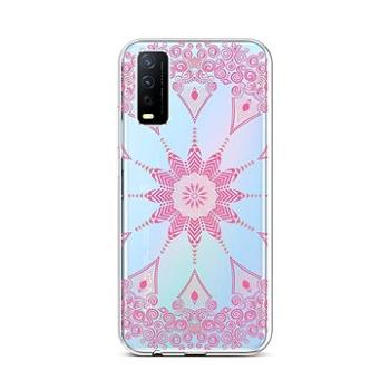 TopQ Kryt Vivo Y11s silikon Pink Mandala 56893 (Sun-56893)