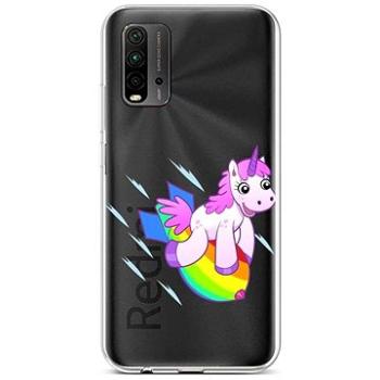 TopQ Xiaomi Redmi 9T silikon Flying Unicorn 65177 (Sun-65177)