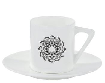 Espresso hrnek s podšálkem 100ml Mandala