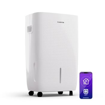 Klarstein DryFy Pro Connect Smart, Odvlhčovač vzduchu,  Wi-Fi, Kompresní, 60 l / 24 h, 45–65 m²
