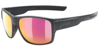 UVEX ESNLT Spirit Black Mat/Mirror Red Cyklistické brýle