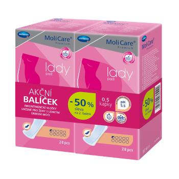 MoliCare Lady 0,5 kapky inkontinenční vložky 2x28 ks duopack