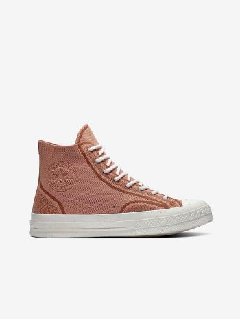 Converse Renew Chuck 70 Knit Kotníková obuv Hnědá