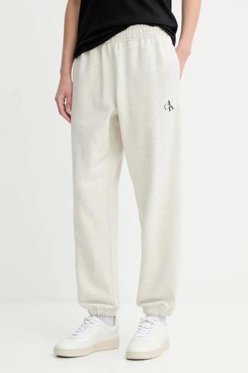 Tepláky Calvin Klein Jeans biela farba, jednofarebné, LV047B235G