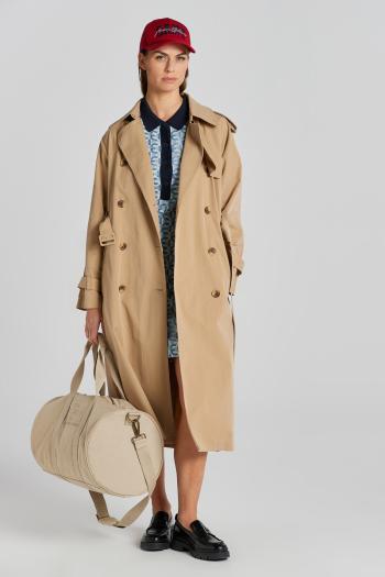 KABÁT GANT TRENCH COAT DARK KHAKI