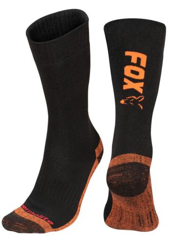 Fox Ponožky Collection Thermolite long sock Black/Orange