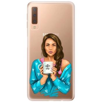 iSaprio Coffe Now - Brunette pro Samsung Galaxy A7 (2018) (cofnobru-TPU2_A7-2018)