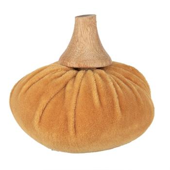 Oranžová textilní dekorace dýně Pumpkin S - Ø 9*8 cm 65426