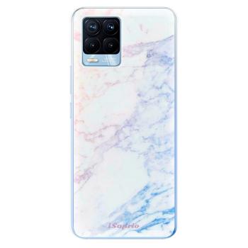 Odolné silikonové pouzdro iSaprio - Raibow Marble 10 - Realme 8 / 8 Pro