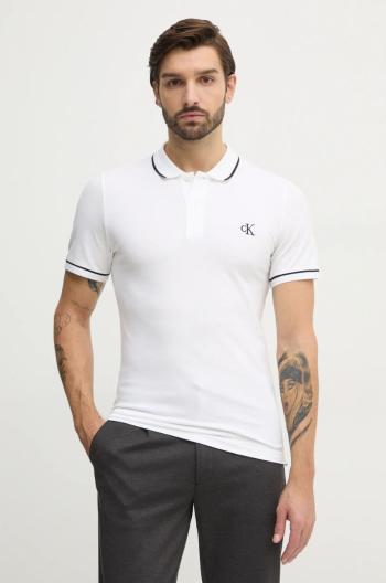 Kalhoty Calvin Klein pánské, šedá barva, přiléhavé, K10K113648