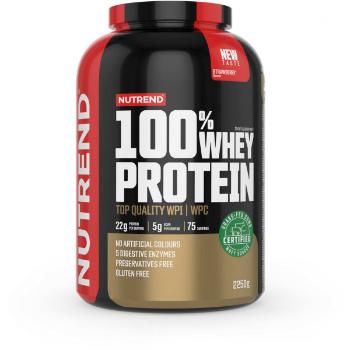 Nutrend 100% WHEY PROTEIN 2250 G JAHODA Protein, , velikost