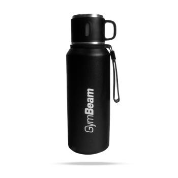 GymBeam Vacuum Flask Steel Black 1000 ml