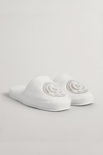 DOMÁCÍ OBUV GANT CREST SLIPPERS WHITE