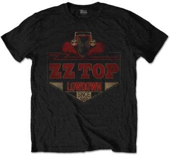 ZZ Top Tričko Lowdown Unisex Black L