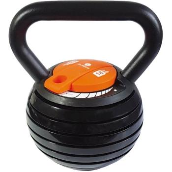 SVELTUS ADJUSTABLE KETTLEBELL Kettlebell, černá, velikost