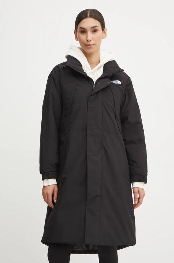 Bunda The North Face Padded Long Length Parka dámská, černá barva, zimní, NF0A89H0JK31