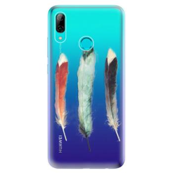 Odolné silikonové pouzdro iSaprio - Three Feathers - Huawei P Smart 2019