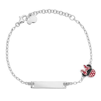 Disney Krásný stříbrný náramek Minnie Mouse BS00050SL-55.CS