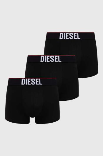 Boxerky Diesel UMBX-DAMIEN-THREE PACK BOXERS 3-pack pánské, černá barva, 00ST3V.0AMAH