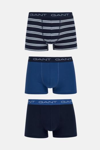 SPODNÍ PRÁDLO GANT STRIPE TRUNK 3-PACK EVENING BLUE