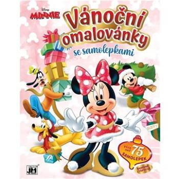 Vánoční omalovánky Minnie: se samolepkami (8595593831794)