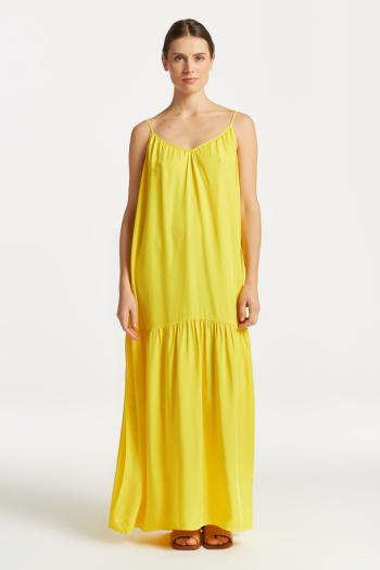 ŠATY GANT MAXI STRAP DRESS CANARY YELLOW